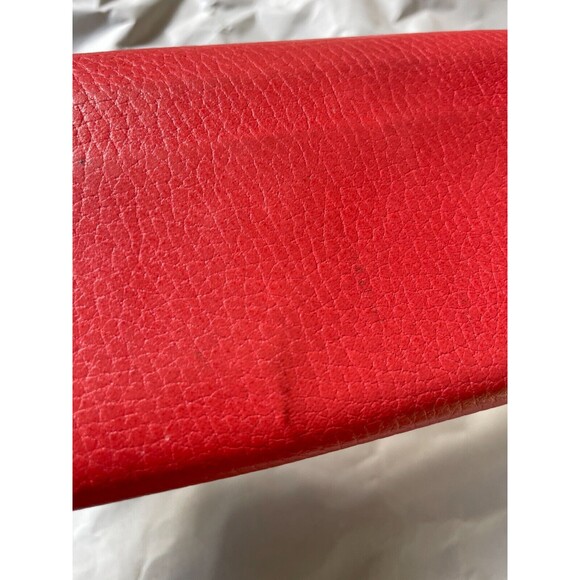 Gucci Wallet Bifold Long Leather Women’s One Size Red Authentic Designer Vintage - Picture 12 of 16